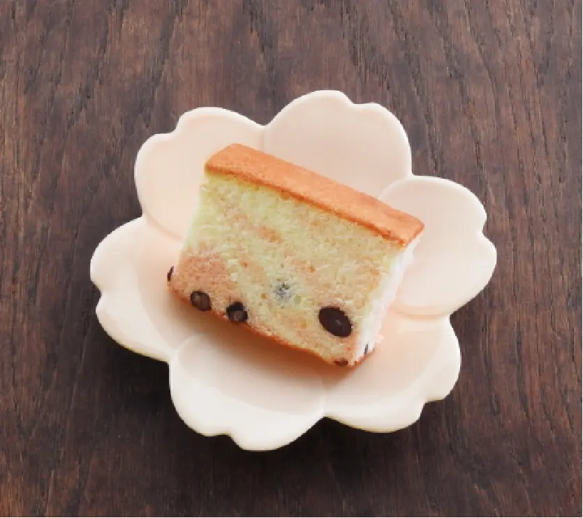 個包装マーブルケーキ（さくら・抹茶・チョコ）